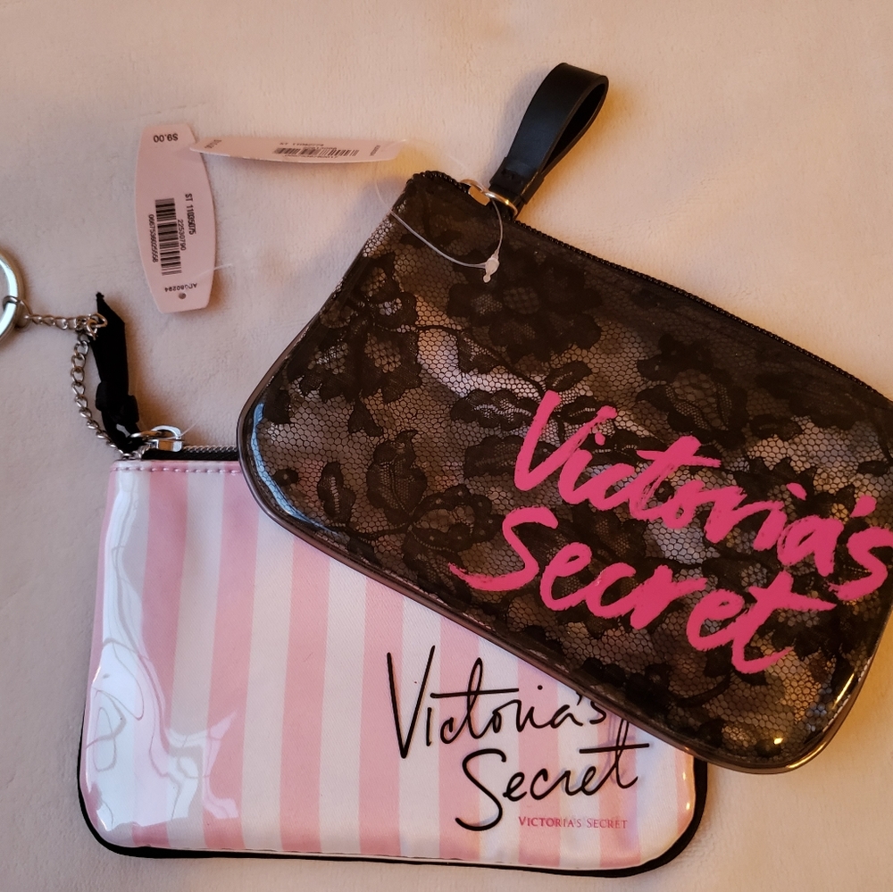 Victoria's secret keychain bag